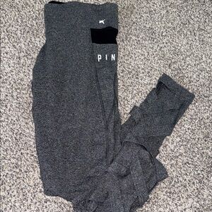 PINK Victoria's Secret Charcoal Leggings